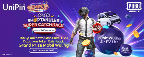 Yuk Top Up Unknown Cash (UC) di UniPin Pakai OVO & Dapatkan Token Catchbacknya!
